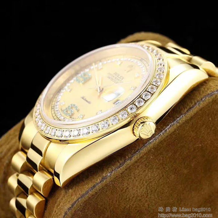 ROLEX勞力士 最新日誌款 複刻正品 鑽石刻度錶盤 高端系列 男士腕表 超強防水  wssb5050
